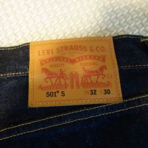 Levi's 501 S (Skinny Fit) 32x30 Men's; Noten Wash